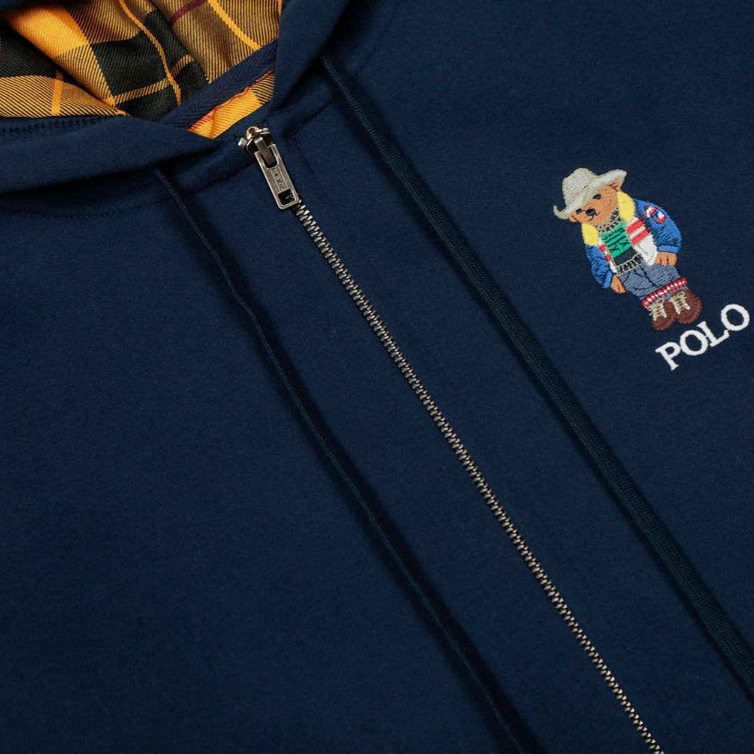 Polo Bear Zip Hoodie