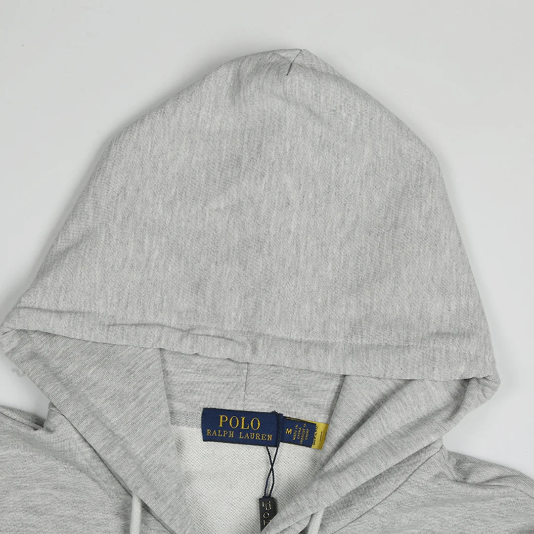 Polo Grey Zip Hoodie