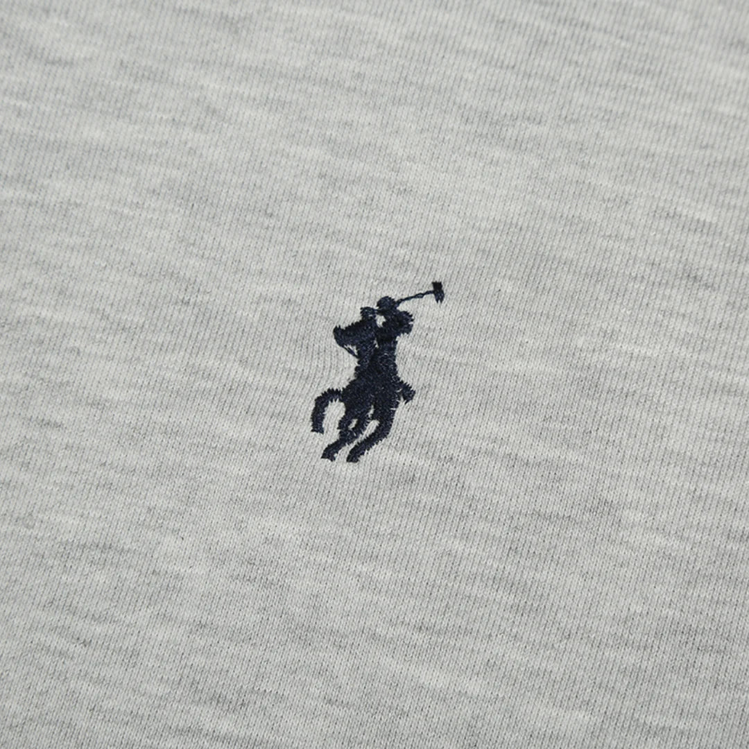 Polo Grey Zip Hoodie