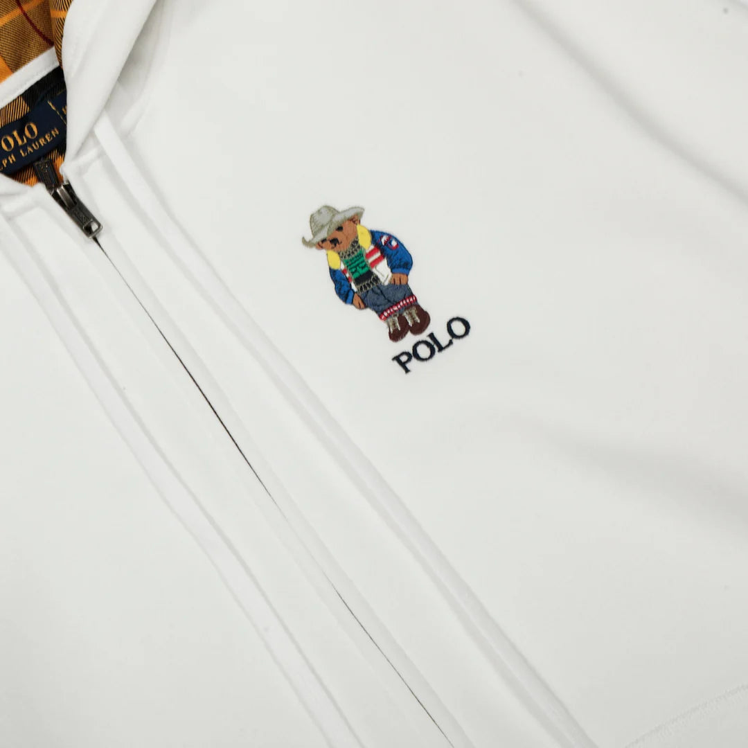 Polo Bear Zip Hoodie