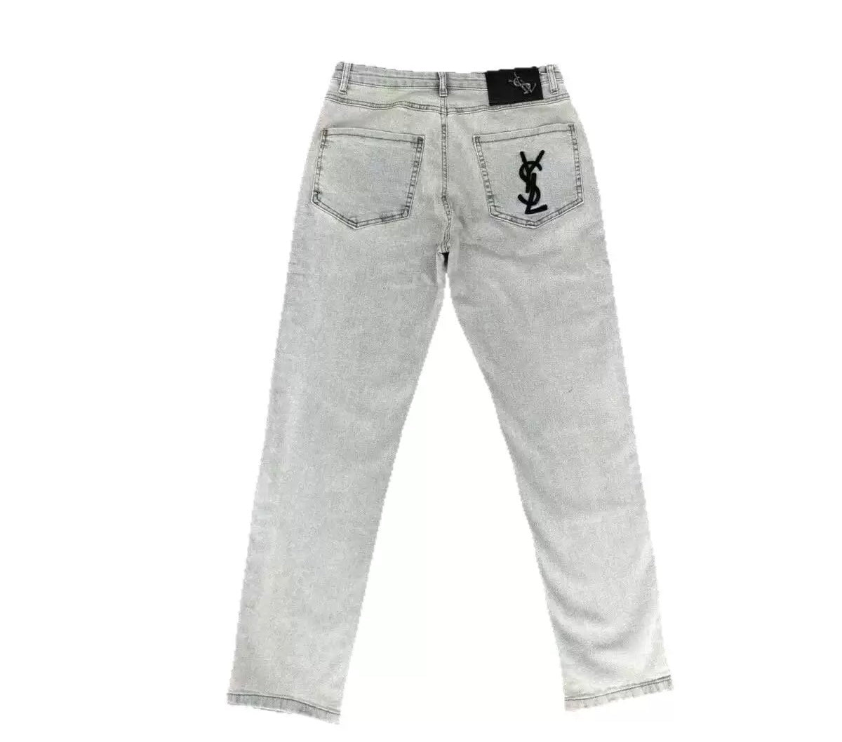 "YSL" pocket jeans