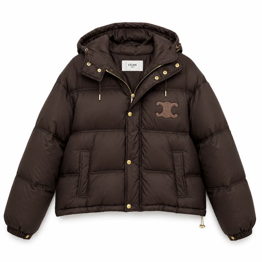 Virale "Celi" braune puffer Jacke