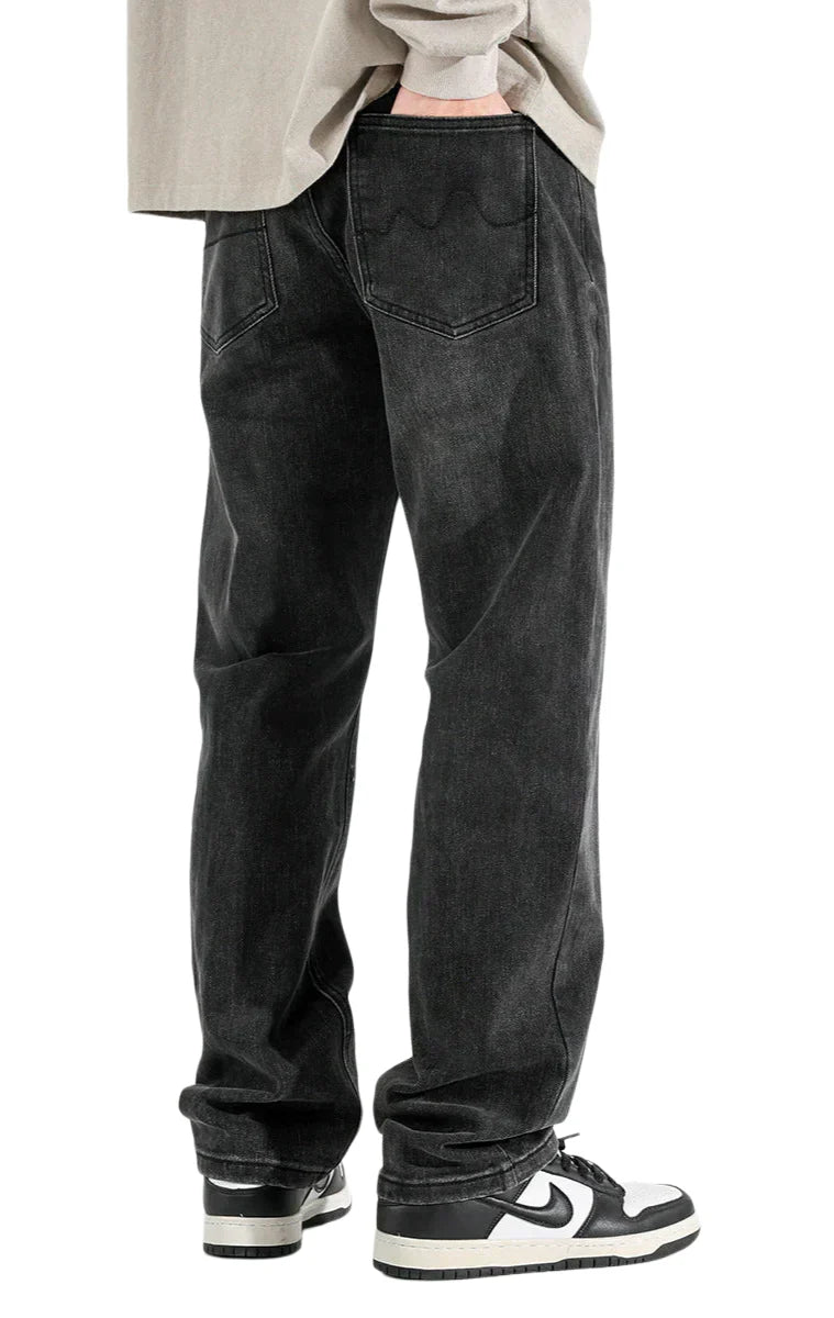 Dark Grey Basic Jeans